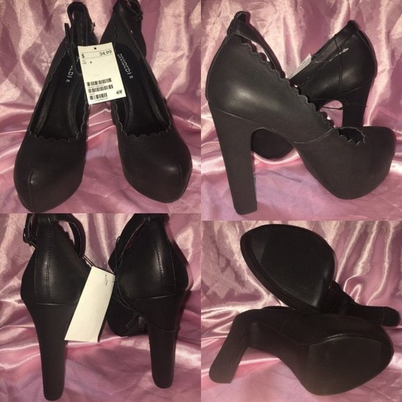 Lot of 3 NEW H&M Women's Size 8 Platforms Chunky Heels Shoes - Picture 2 of 4